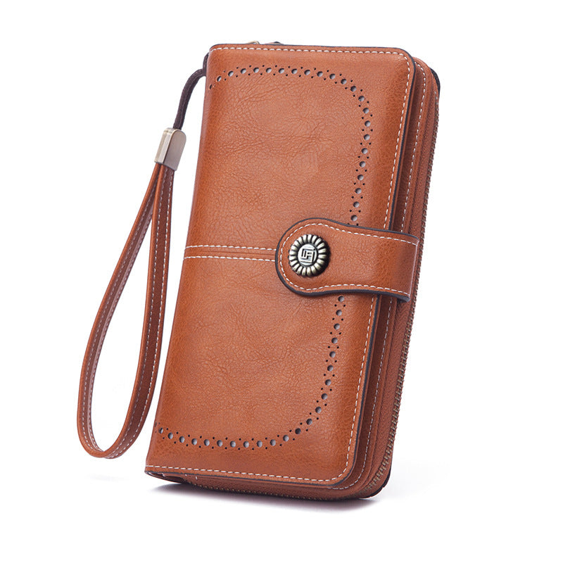 Stylish Retro Minimalism Long Wallet