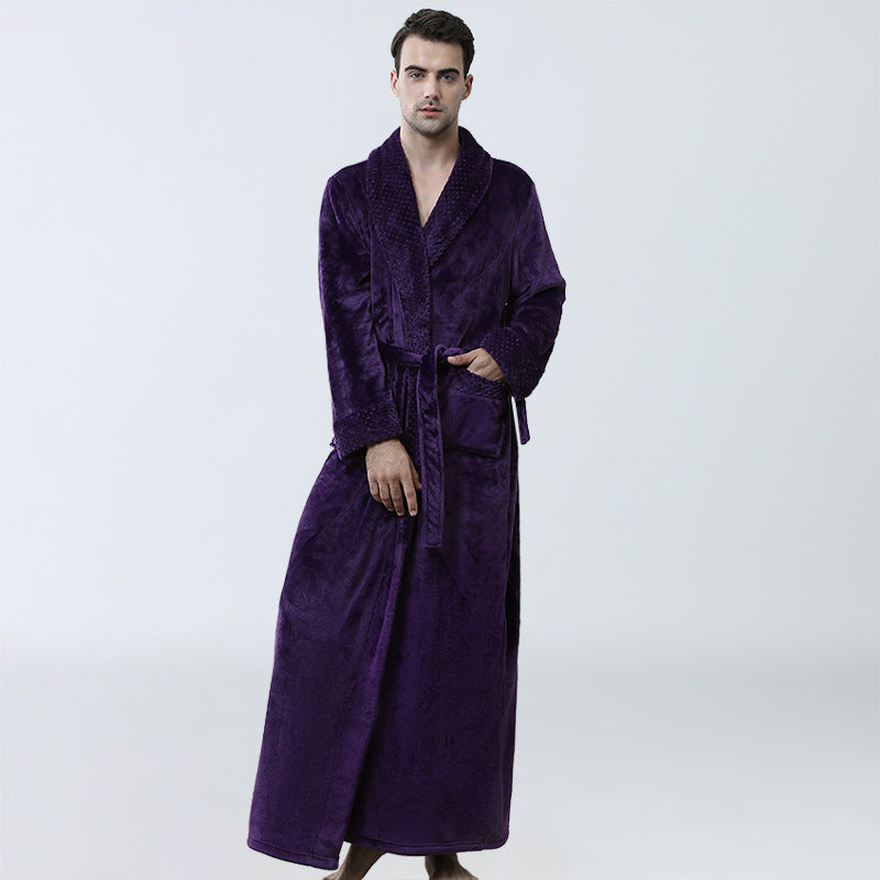 Coral Fleece Nightgown For Men