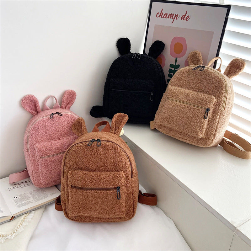 Cute Plush  Autumn And Winter New backpack for kids