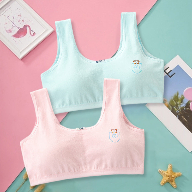 Student Vest  Pure Cotton Bra for girls