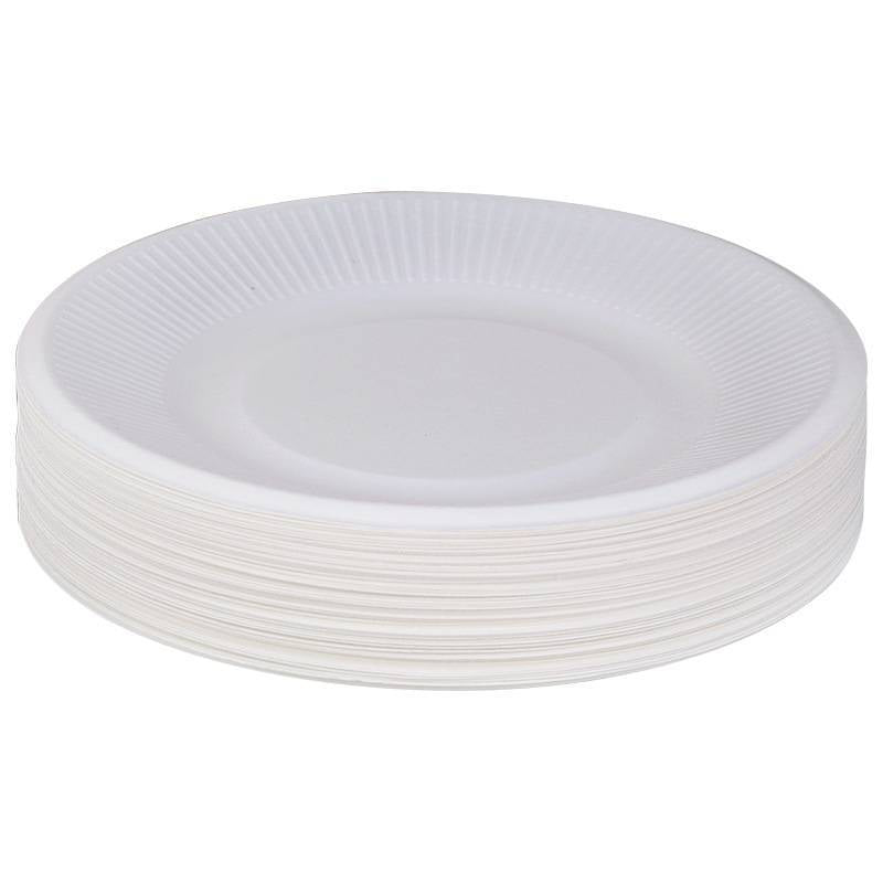 Hand-painted 50 Thick Cake Plates On Disposable Paper Plates