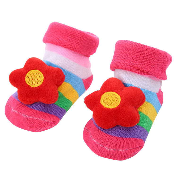 Cartoon Anti-Skid Three-Dimensional Socks for baby