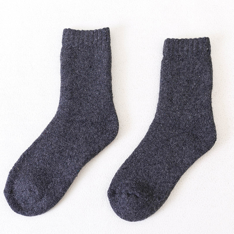 Men Cashmere Socks Thick Warm Wool Women Winter So