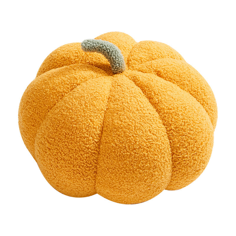 Nordic Pumpkin Round Pillow Plush Pillow Knitted Yarn