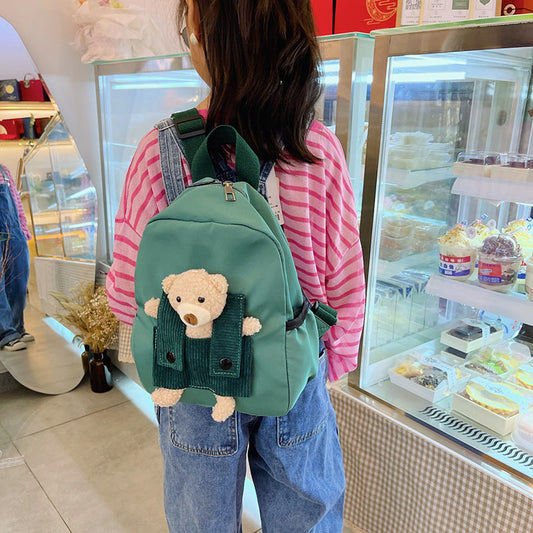 Cartoon Cute Little Bear Kindergarten School Bag for kids