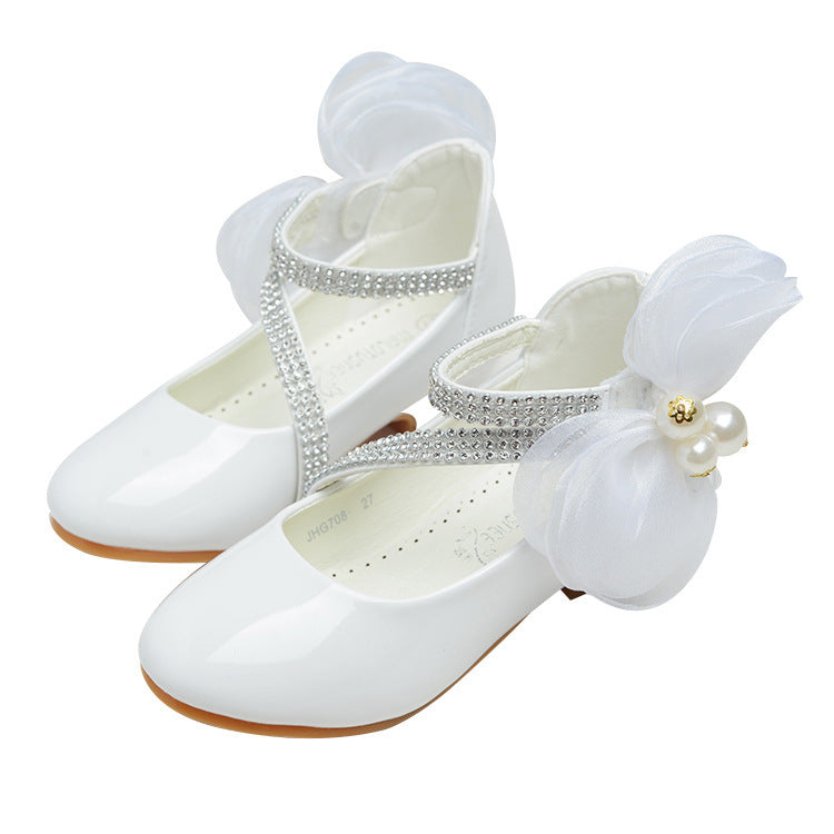 Little High-heeled Big Kids Princess Shoes for girls