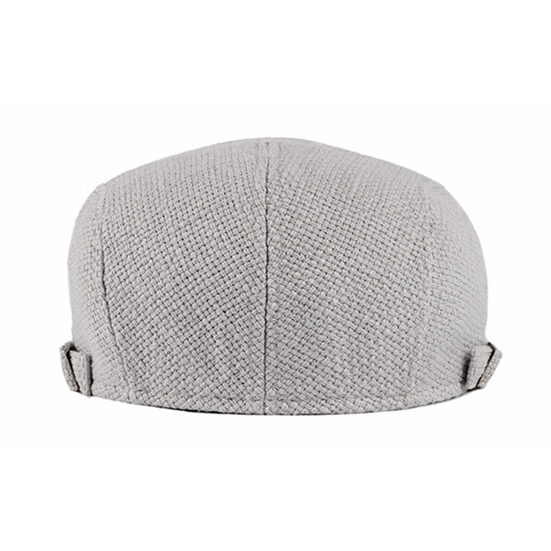 Breathable Cotton And Linen Beret Male British Retro