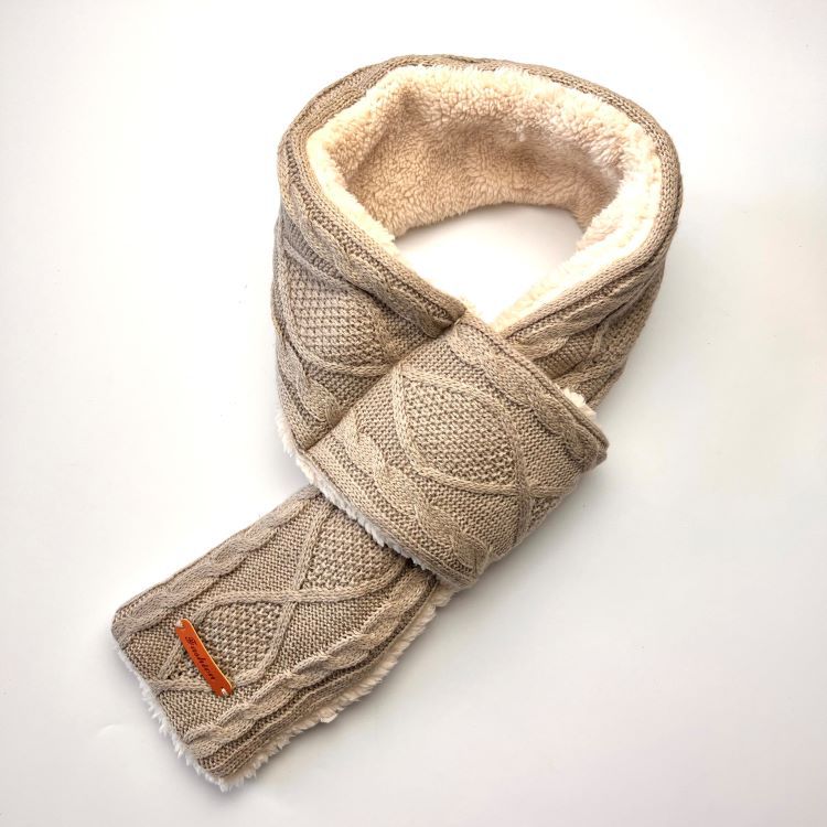 USB Electric Heating Scarf Knitted Jacquard for women