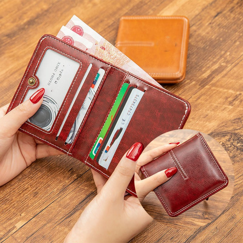 Driving License Protective Case Mini Short Small Wallet