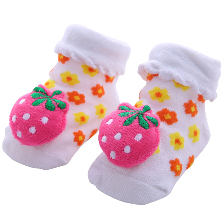 Cartoon Anti-Skid Three-Dimensional Socks for baby