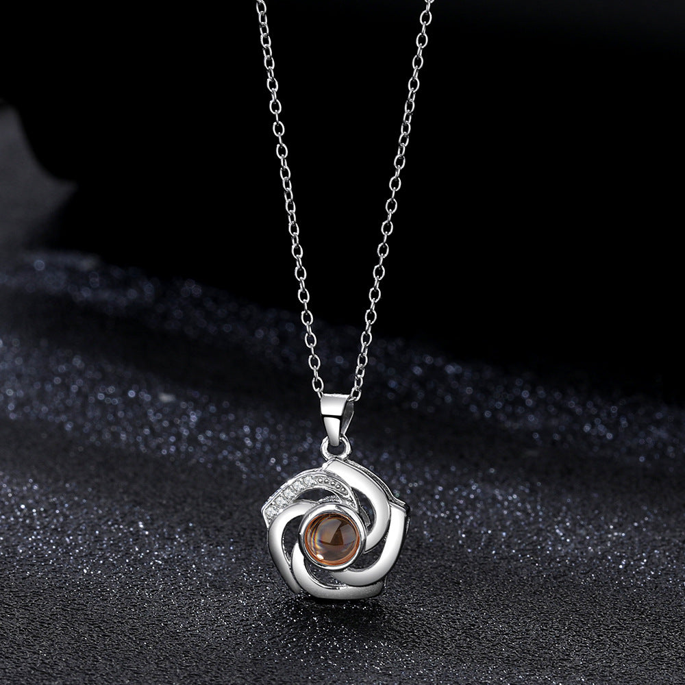 Necklace Female Love Memory Holiday Commemorative Personality