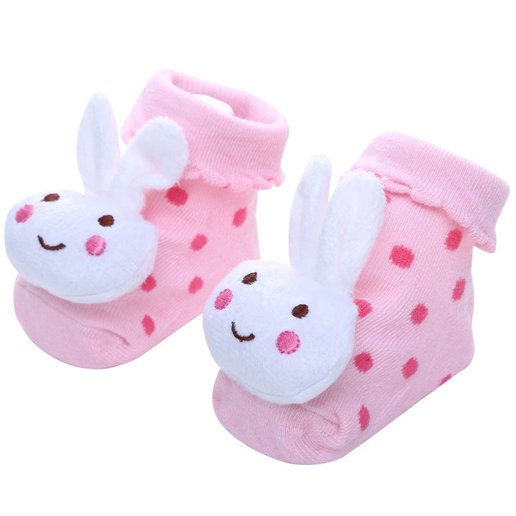 Cartoon Anti-Skid Three-Dimensional Socks for baby