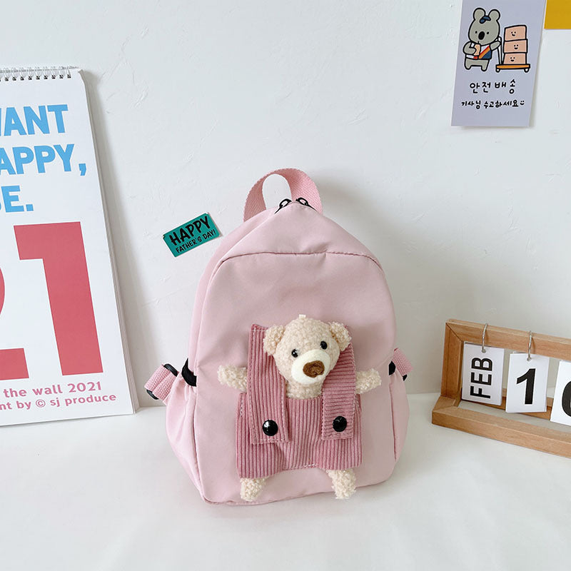 Cartoon Cute Little Bear Kindergarten School Bag for kids