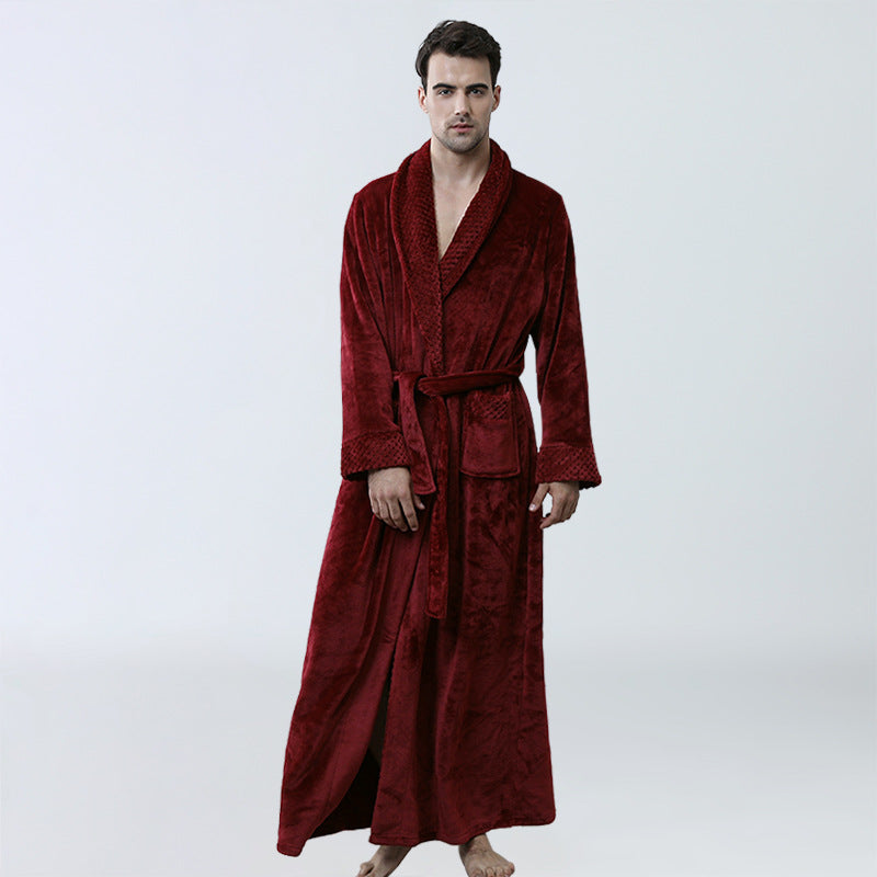 Coral Fleece Nightgown For Men