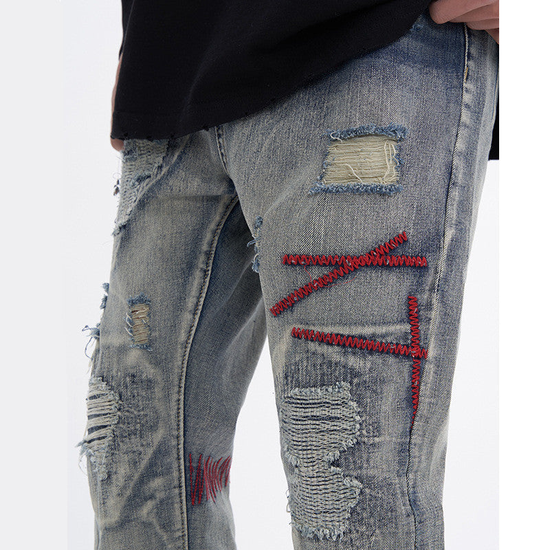 Ripped Vintage Jeans For Men