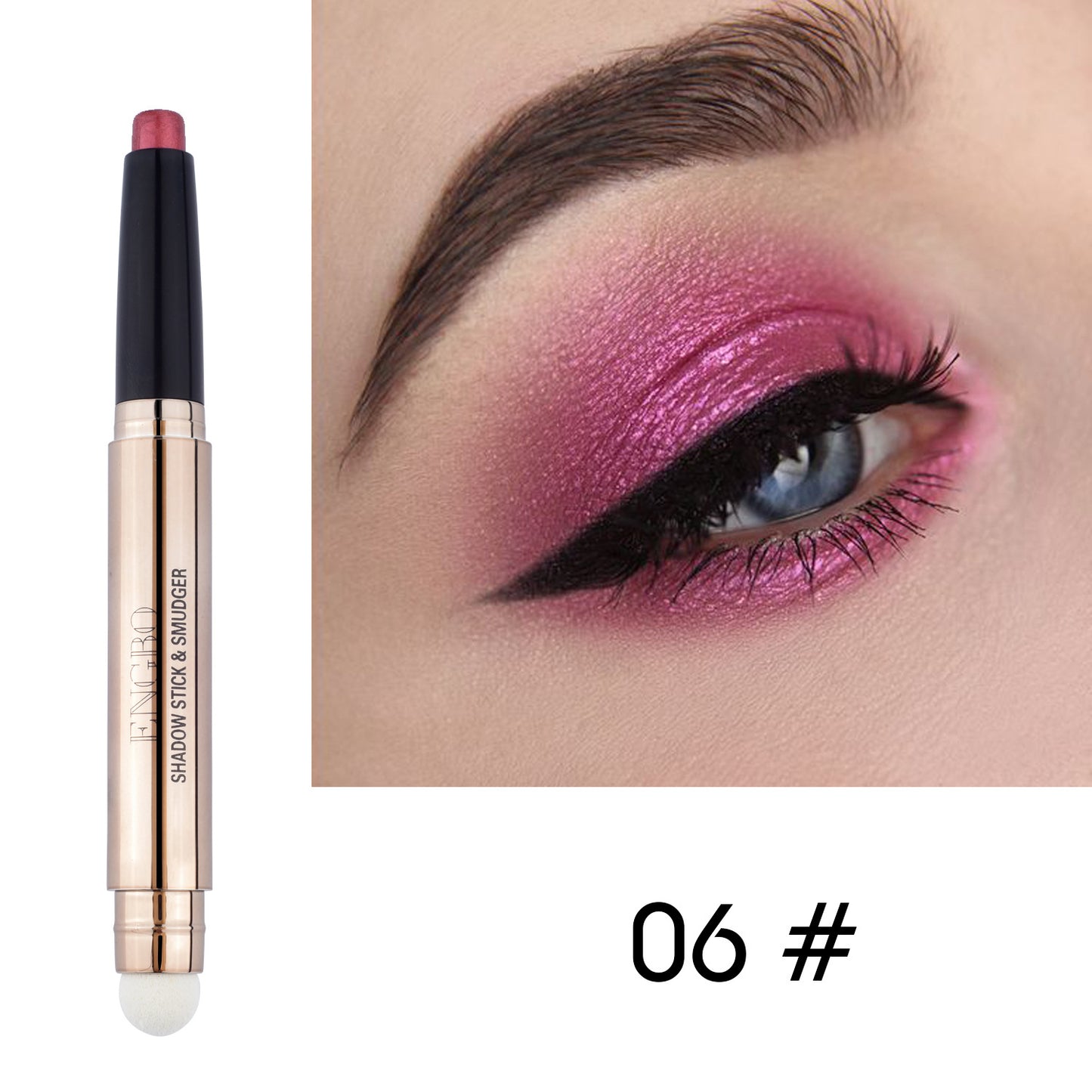 Double-ended Monochrome Non-smudge Eyeshadow Pencil