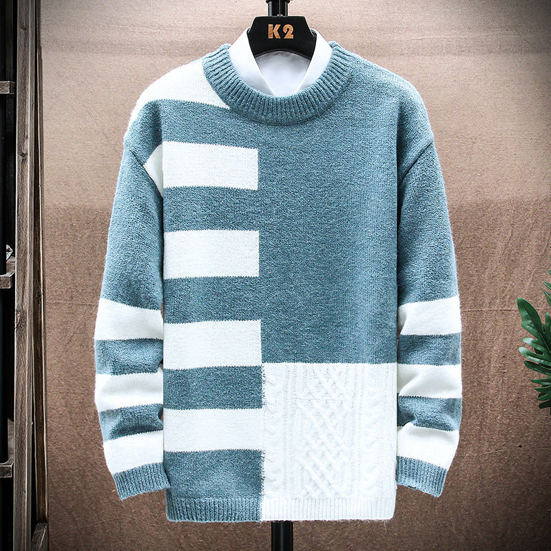 Casual Round Neck Long-Sleeved Sweater For Men