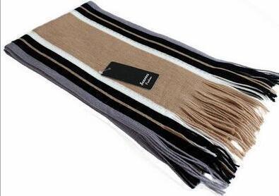 Men's Striped Scarf Korean Style All-match