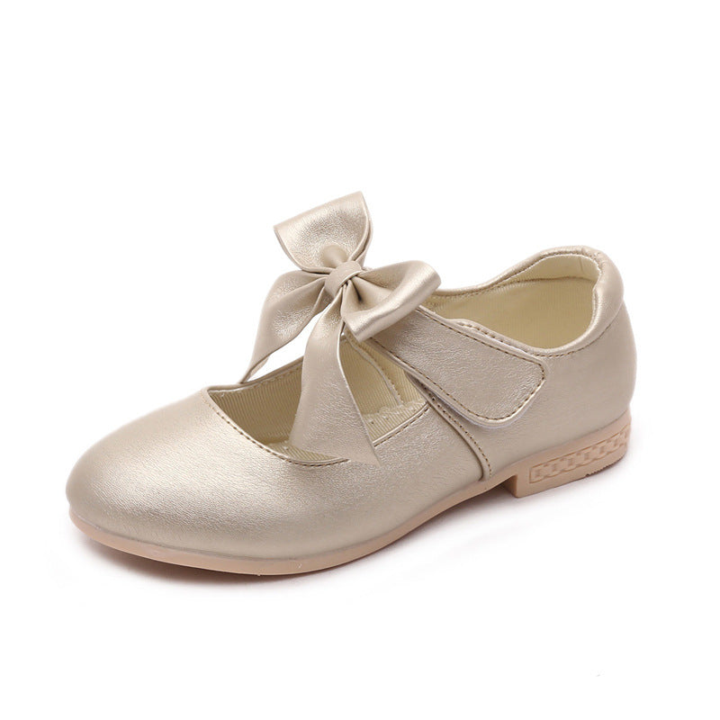 White Leather  Princess Shoes for girls