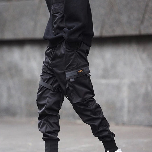 Elastic Waist Hip Hop Cargo Pant For Men