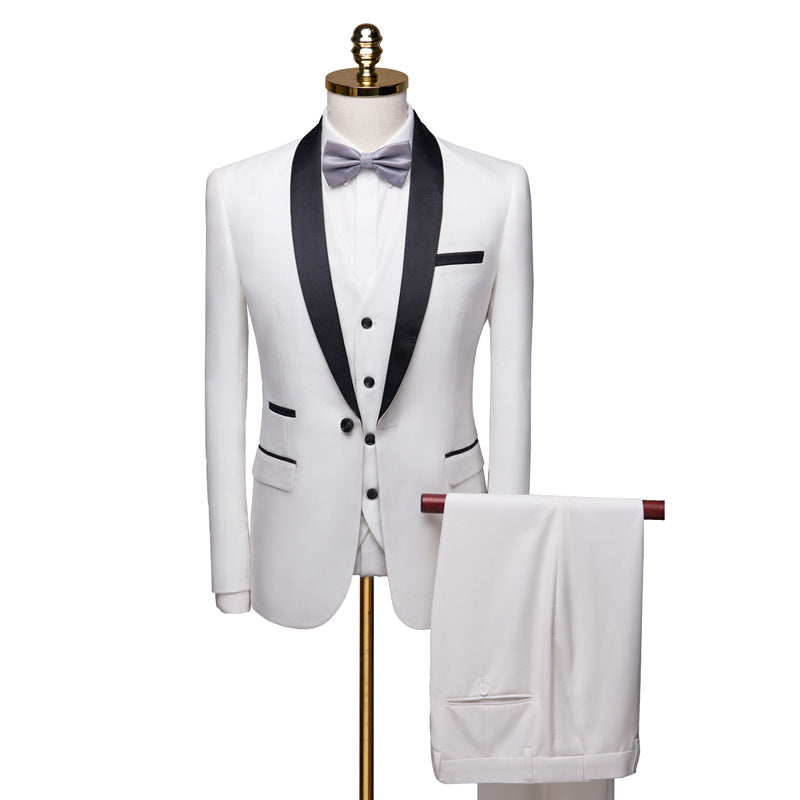 3 Pieces Wedding Suit Set For Men