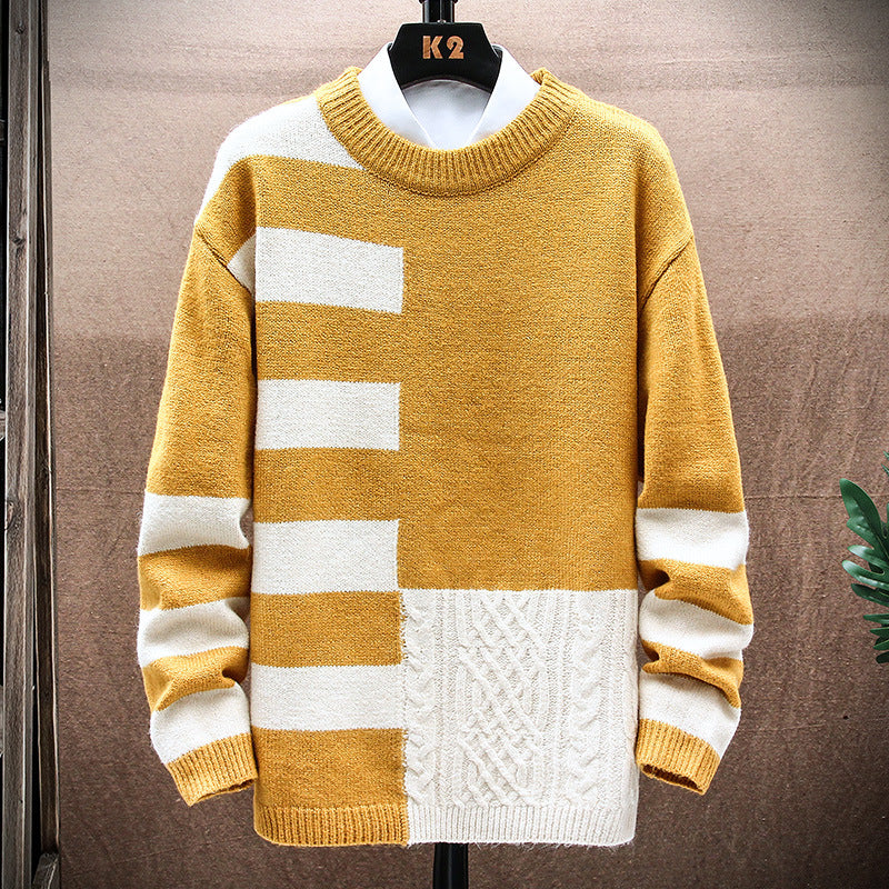 Casual Round Neck Long-Sleeved Sweater For Men