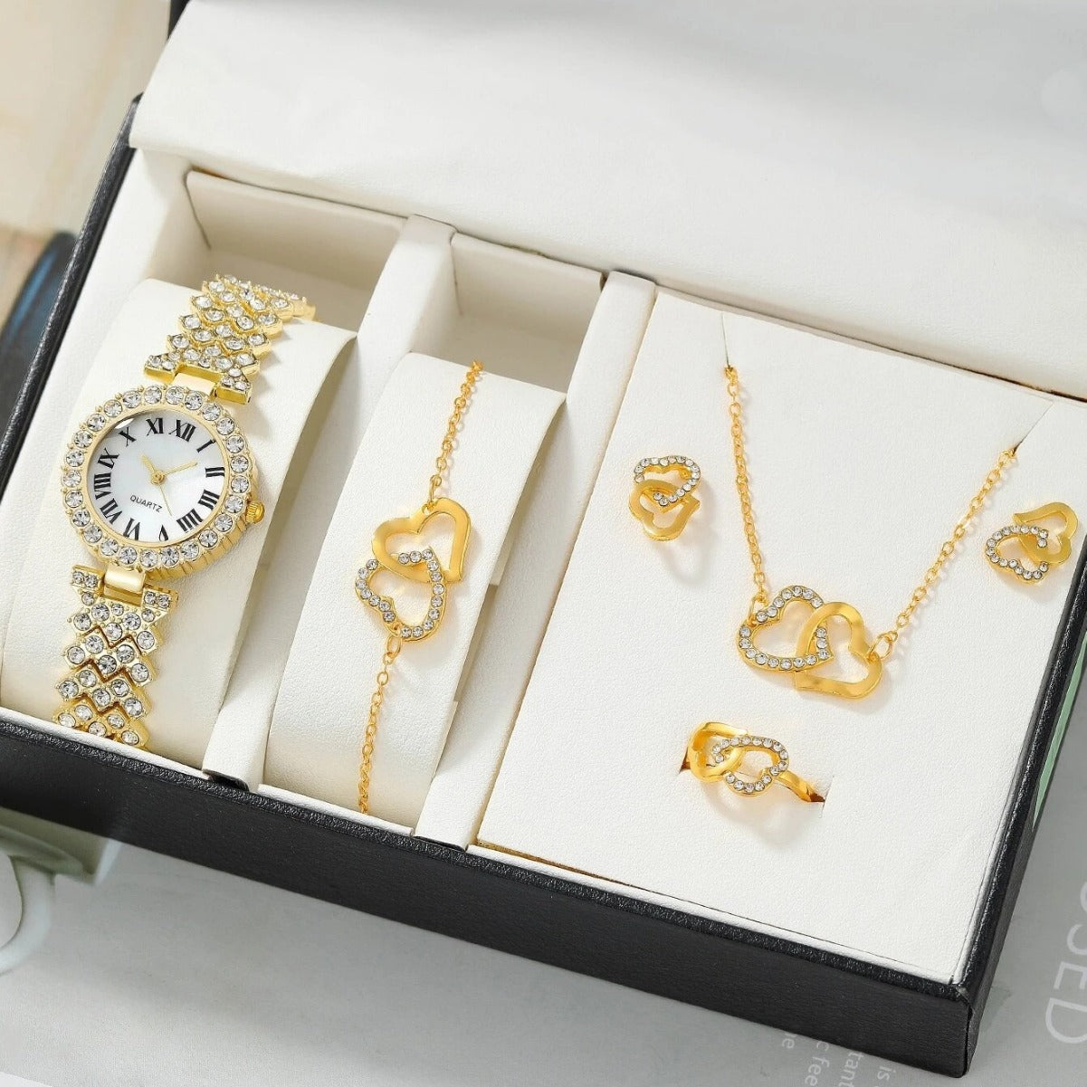 Women's Fashion Watch Gift Full Diamond Versatile High-grade Quartz Watch