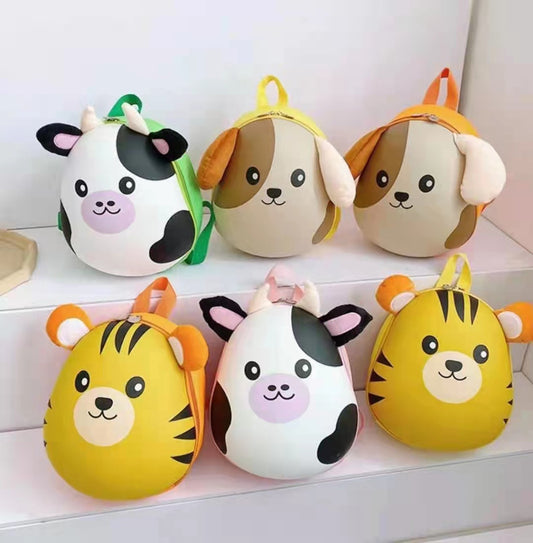 Cartoon Animal Eggshell Children's Small Schoolbag For kids