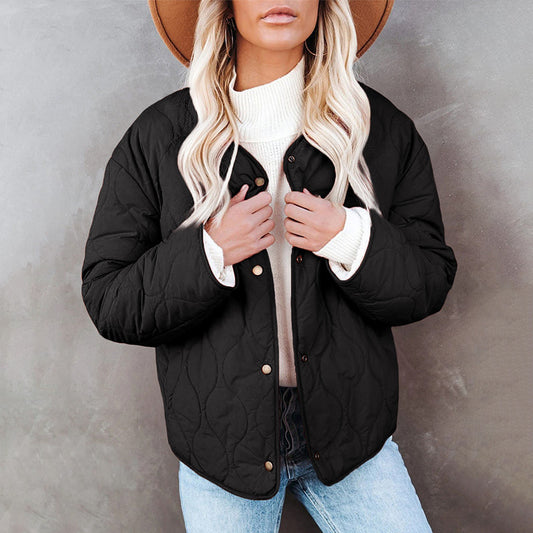 New Style Casual Jackets On Both Sides To Keep Warm Cotton-padded Clothes FOR Women