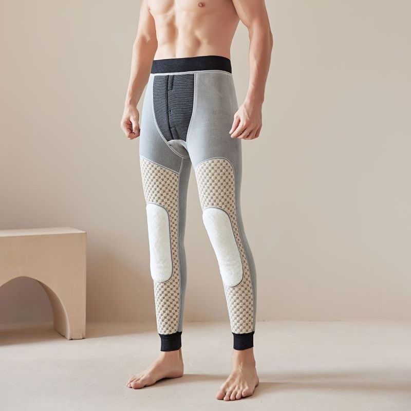 Graphene Waist Support Fleece-lined Thickened Cotton Pants