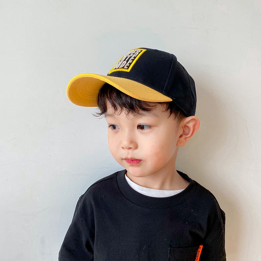 Casual Color Matching Embroidery Caps for kids
