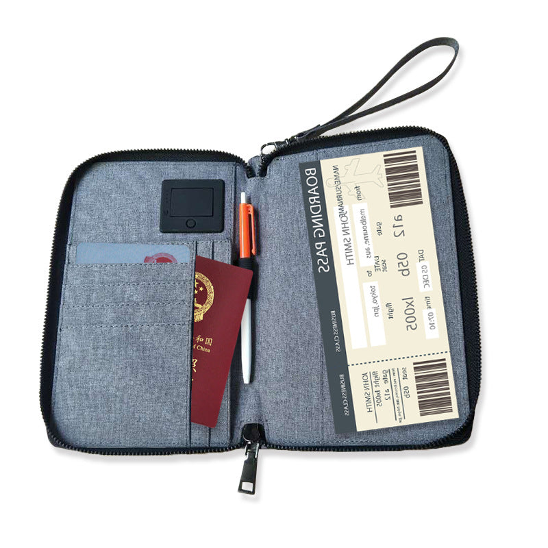 New Men's Handbag Business Multi-function Zipper