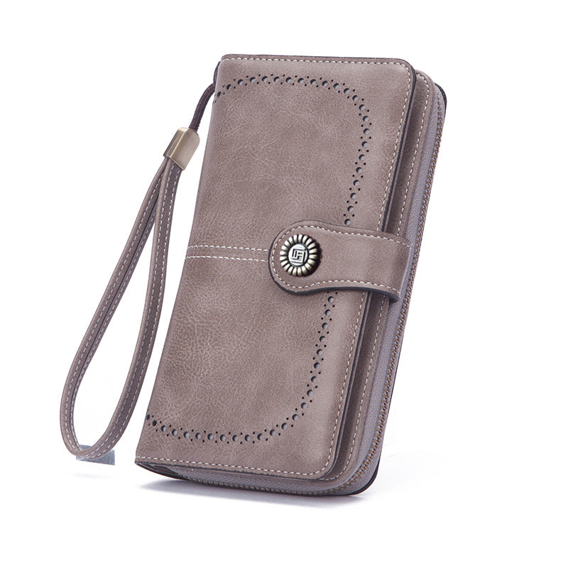 Stylish Retro Minimalism Long Wallet