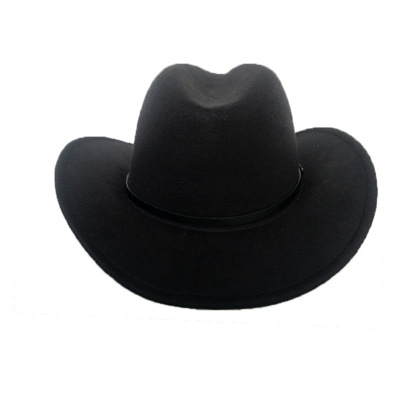 Punk Style Cowboy Hats And Felt For  Women