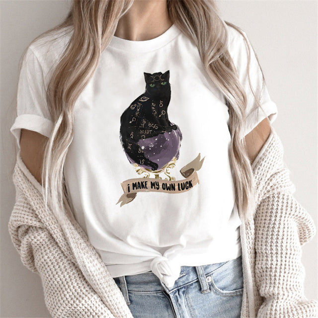 Tarot Print T-shirts For Women