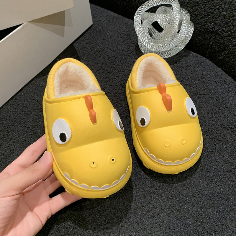 Boys And Girls Cartoon Thermal Slippers