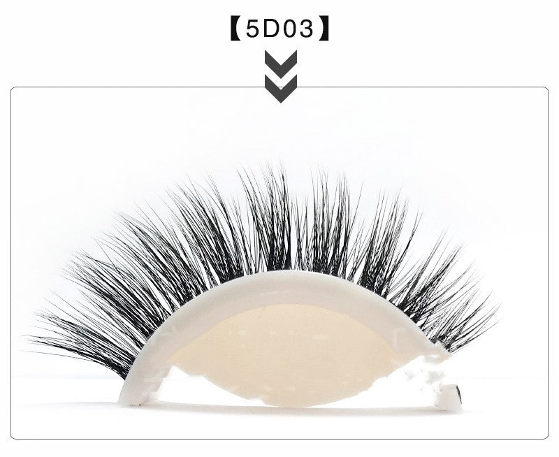 Glue-free Self-adhesive Strip 5d False Eyelashes