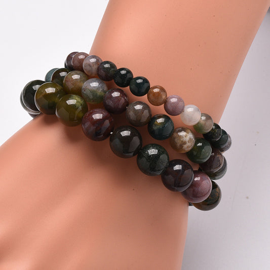 Seven-color Gem Couple Bracelet Agate Bracelet