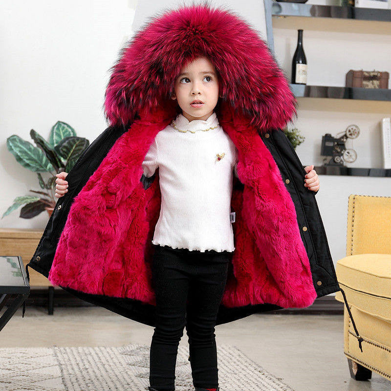 Big Fur Collar jacket for girls